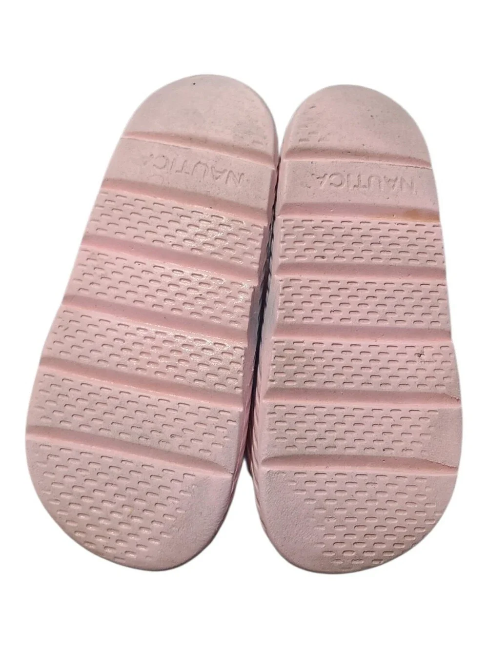 Nautica Pink and Blue Gradient Slide Sandals Girls Size 1